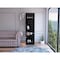 Tuhome Kava Bar Cabinet, Concealable Serving Tray, Sixteen Built-in Wine Rack, Shelf, Double Door, Black BLW6552 - alternate 3